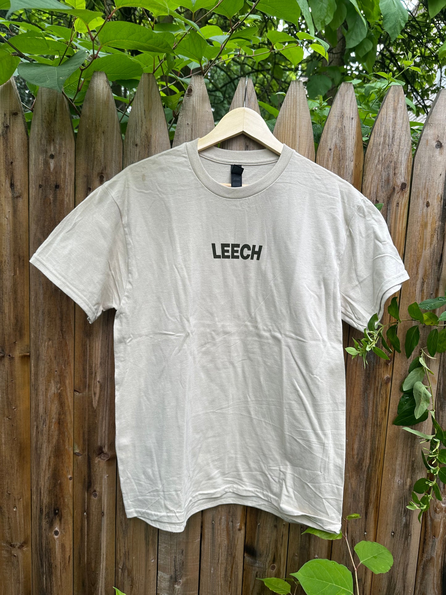 50% off with any sweatshirt purchase Leech Sand T-shirt